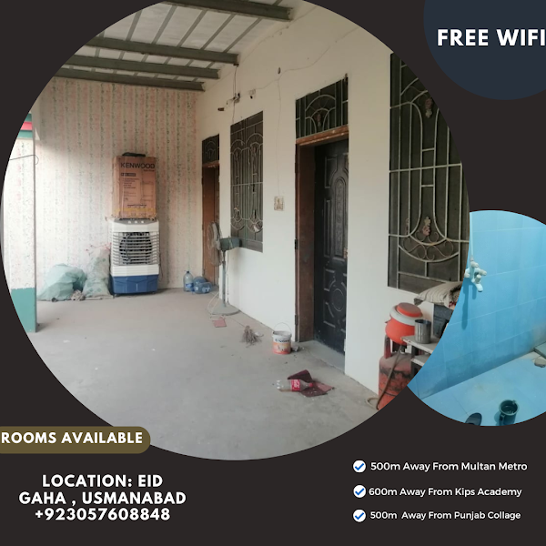 Multan Boys Hostel Near Gulgasht Metro