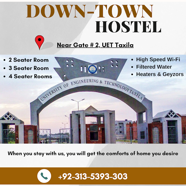 DoWn-ToWn HosTeL - boys hostel in Taxila, Punjab